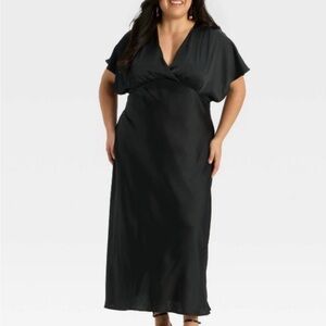 a new day Elegant Black Maxi Dress